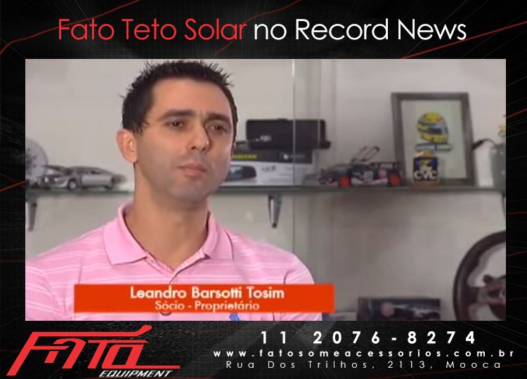 Fato Teto Solar no Record News