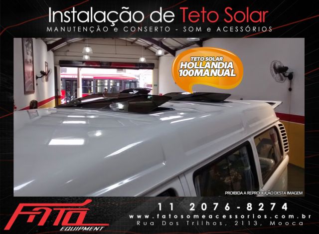 Kombi com teto solar Hollandia 100 - fato teto solar